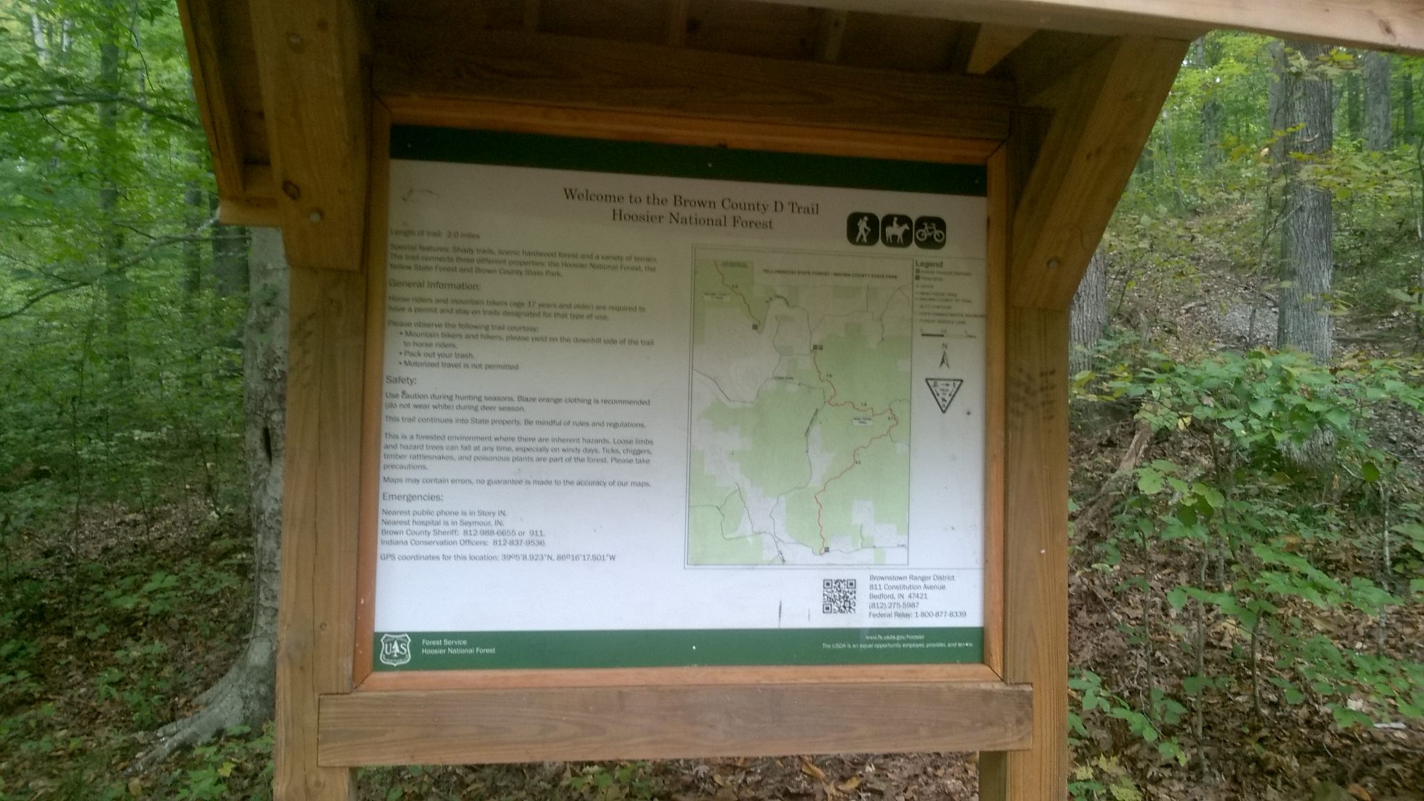 Hoosier National Forest Trail – Description – Knobstone Hiking Trail ...